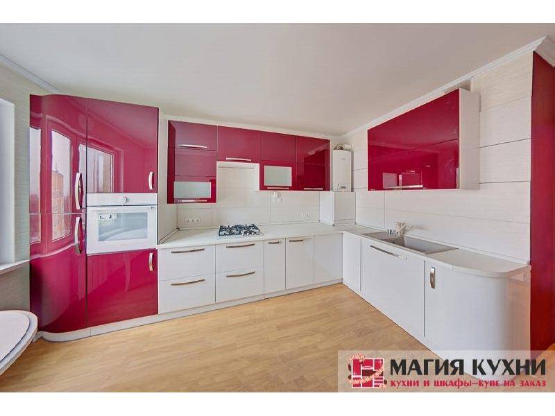 яркая кухня кухня в стиле модерн глянец в Нижневартовске