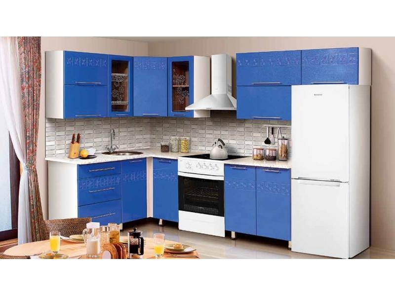 синяя кухня цветочный переполох в Нижневартовске