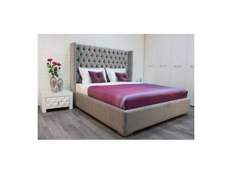 кровать с мягким изголовьем кристина в Нижневартовске