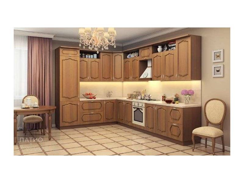 кухня классика octavia угловая (коричневая) арт. 120 в Нижневартовске