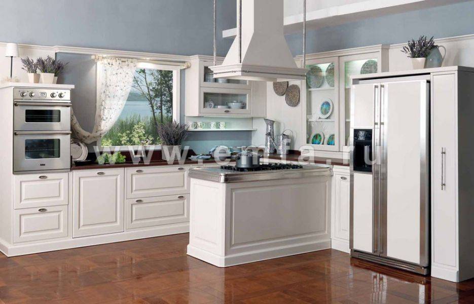 большая кухня с островом мишель матовая в Нижневартовске