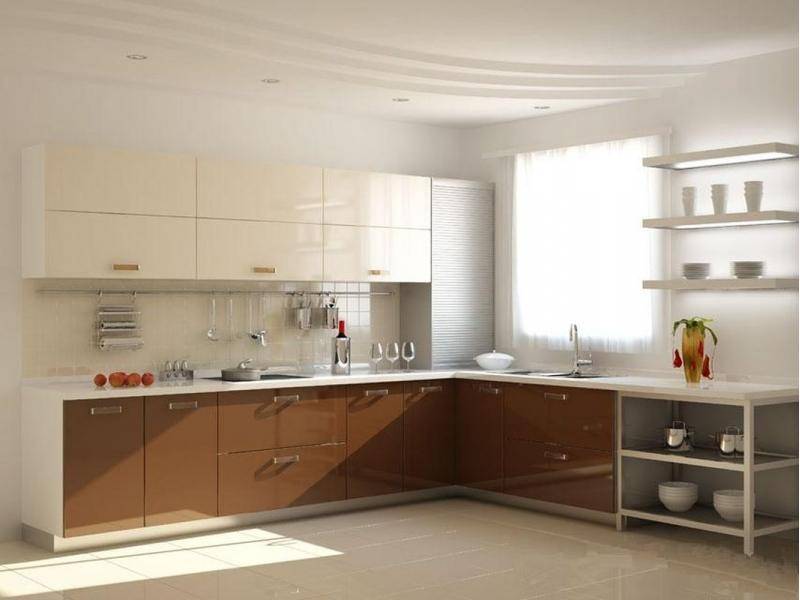 кухня с фасадом пластик-акрил в Нижневартовске