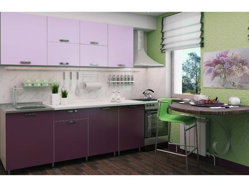 кухня прямая бельканто фасады лдсп в Нижневартовске