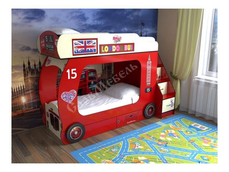 кровать двухъярусная автобус №2 в Нижневартовске