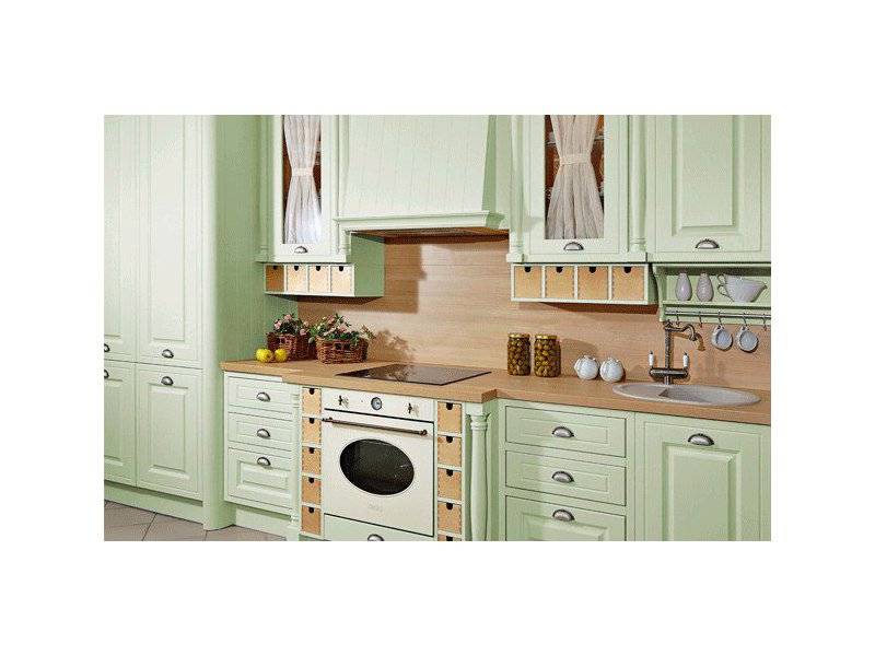 кухня вилладж в декоре «матэ» в Нижневартовске