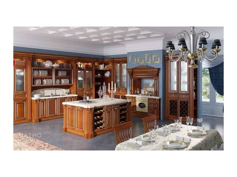 кухонный гарнитур stradivary (коричневый) арт. 356 в Нижневартовске