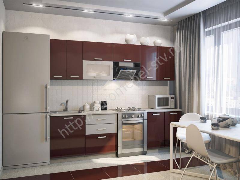 кухонный гарнитур прямой фиджи в Нижневартовске