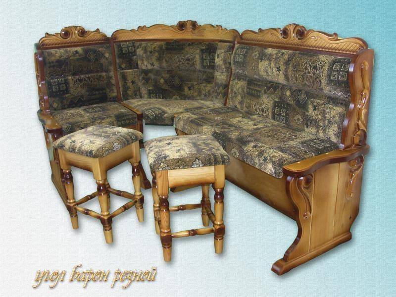 кухонный уголок барон резьба в Нижневартовске