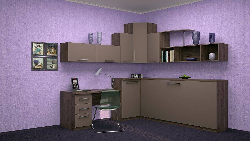 уголок с горизонтальной кроватью в Нижневартовске