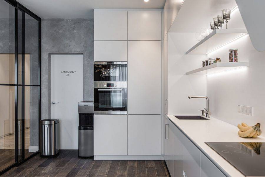 кухня в минималистическом стиле в Нижневартовске