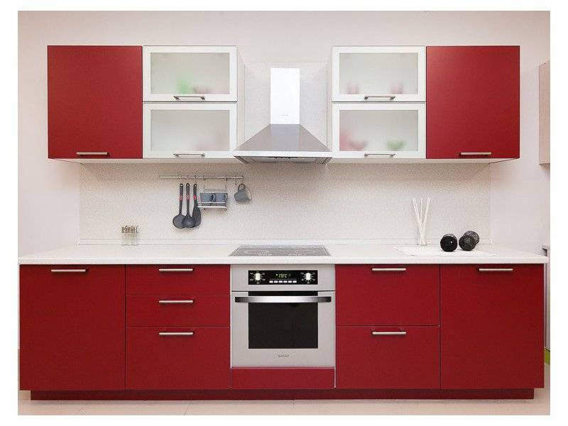 кухня прямая симпл бордо в Нижневартовске