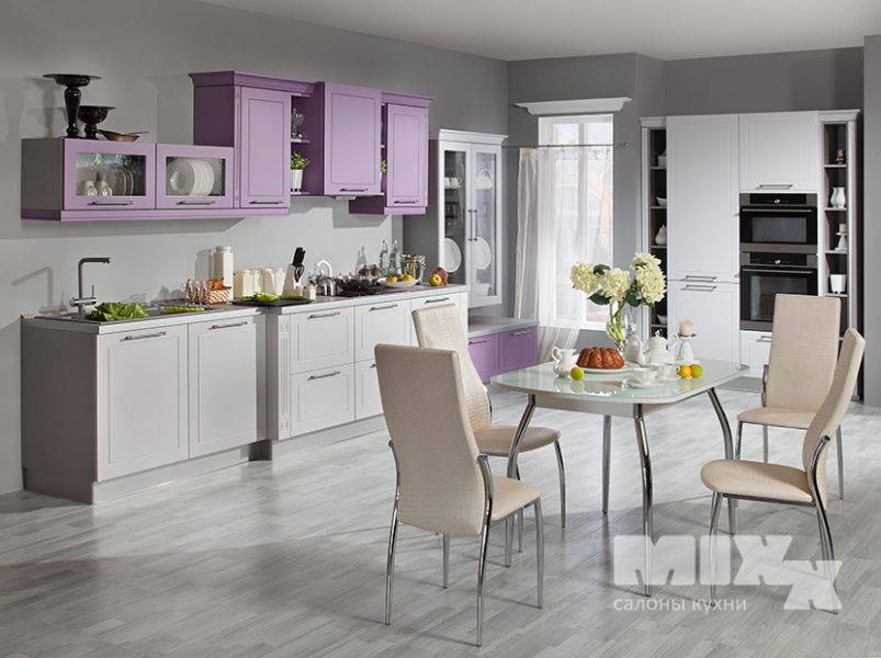 кухня с глянцевым фасадом эмика в Нижневартовске