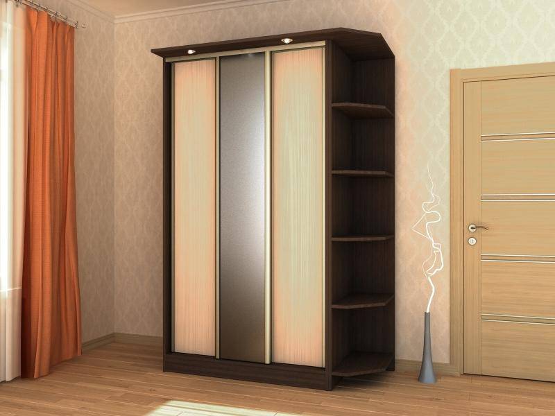 шкаф-купе с угловыми полками 1 в Нижневартовске