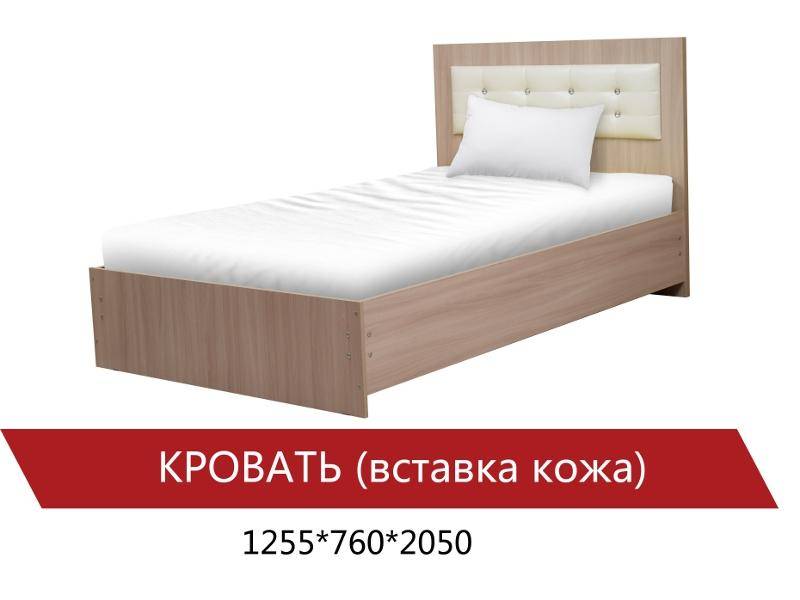 кровать со вставкой из кожи в Нижневартовске
