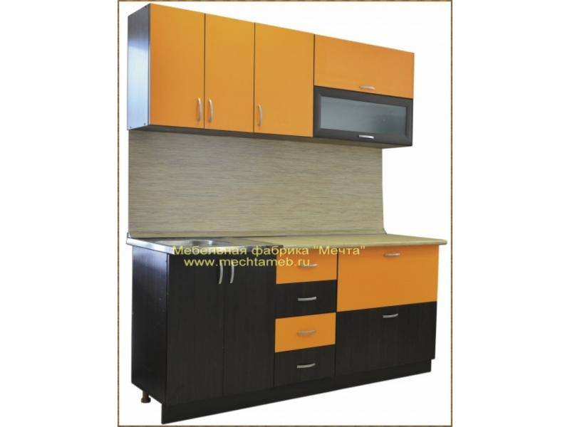 кухонный гарнитур прямой манго в Нижневартовске