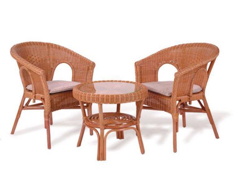 набор из ротанга 02 08 коньячный в Нижневартовске