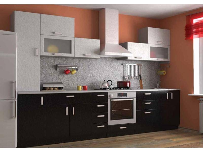 вариант прямой кухни в Нижневартовске