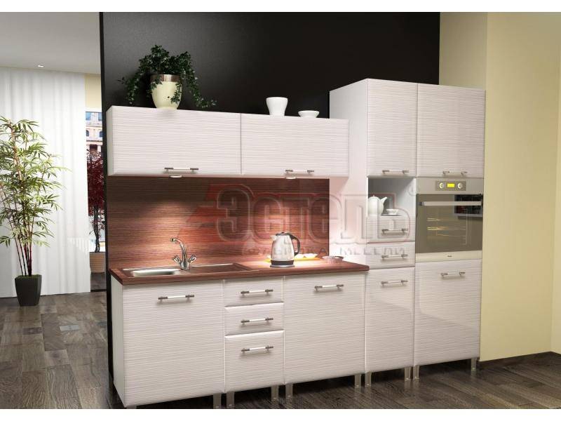 кухня мдф белый дым глянец в Нижневартовске