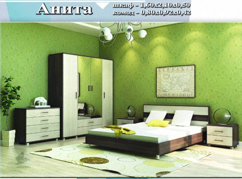 спальный гарнитур «анита» в Нижневартовске