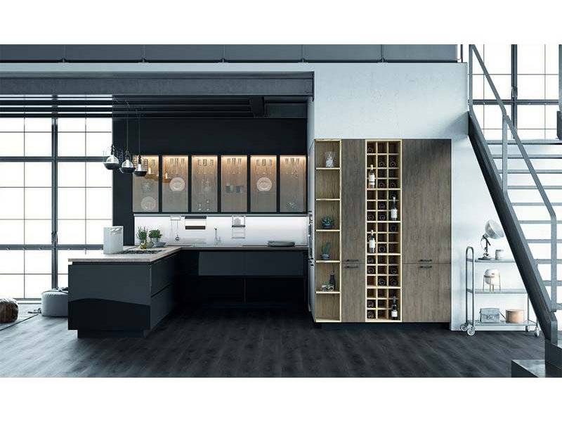 кухня современная лофт гласс в Нижневартовске