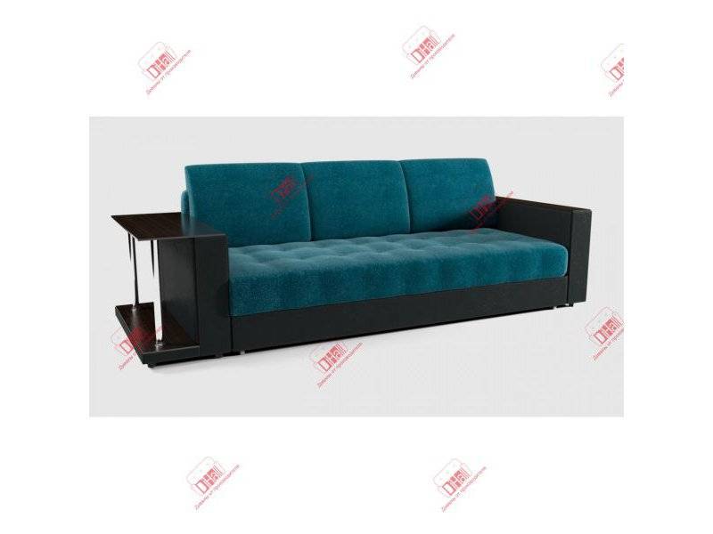 прямой диван еврокнижка атлантик бирюза в Нижневартовске