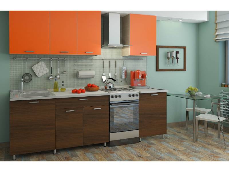 кухня прямая бельканто фасады лдсп в Нижневартовске