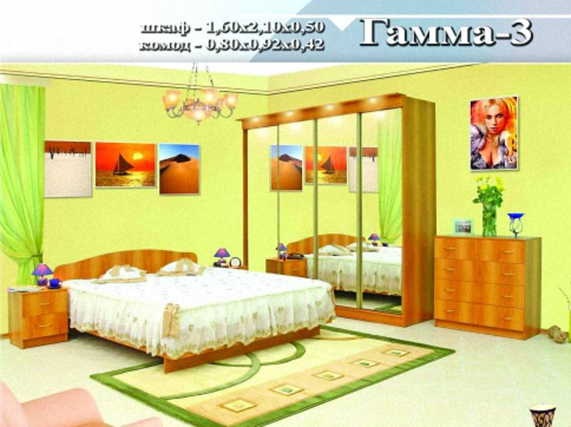 спальный гарнитур «гамма 3» в Нижневартовске