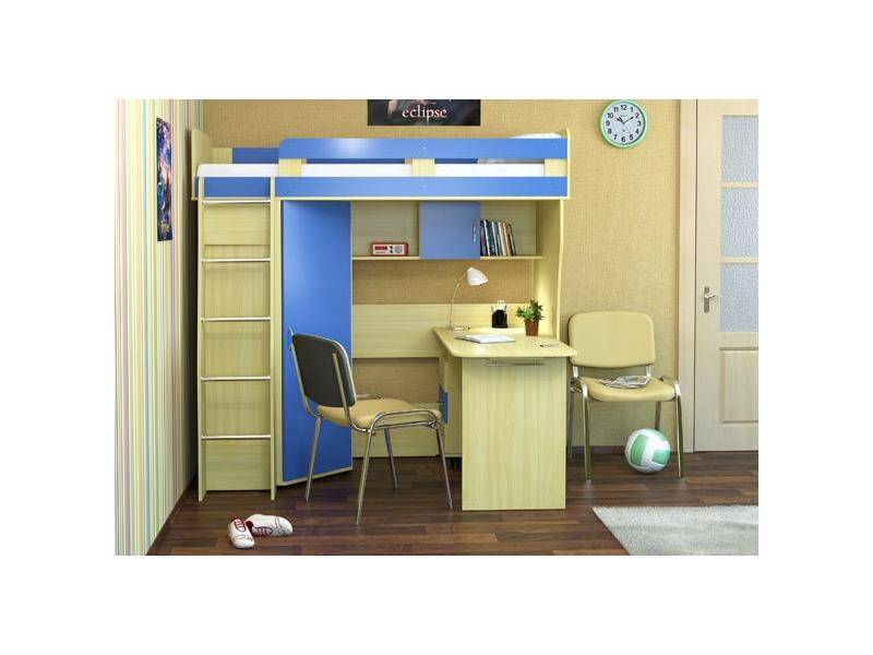 мебель для детской в голубом цвете №10 в Нижневартовске