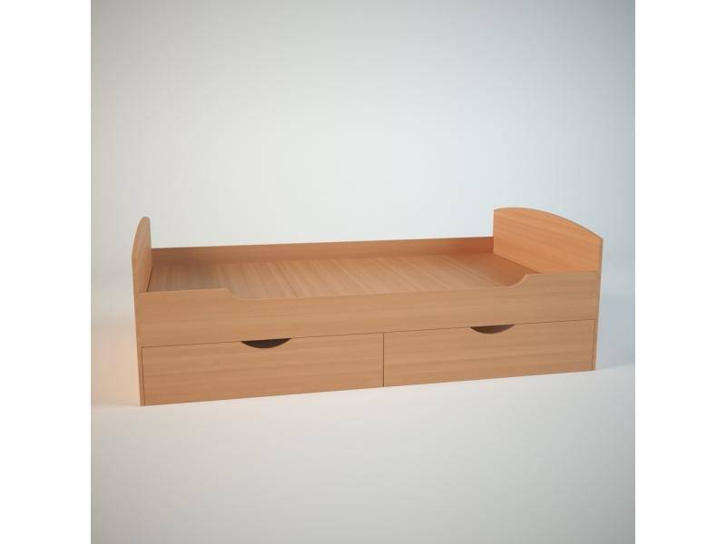 односпальная кровать с ящиками в Нижневартовске