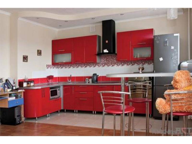 кухонный гарнитур угловой спелая вишня в Нижневартовске