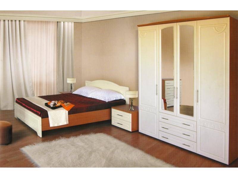 спальный гарнитур 1 с двуспальной кроватью в Нижневартовске