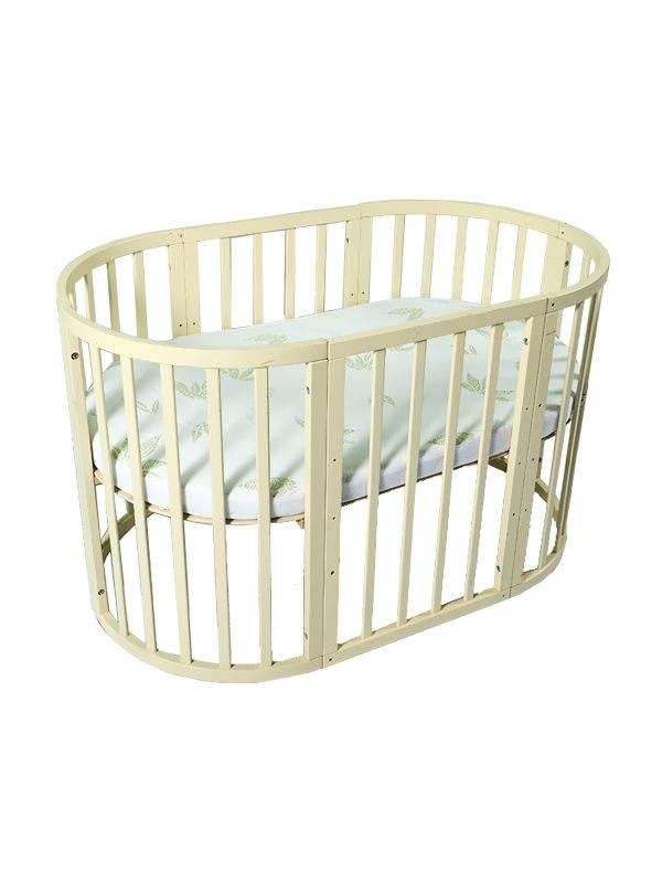 круглая кроватка-трансформер айвори в Нижневартовске