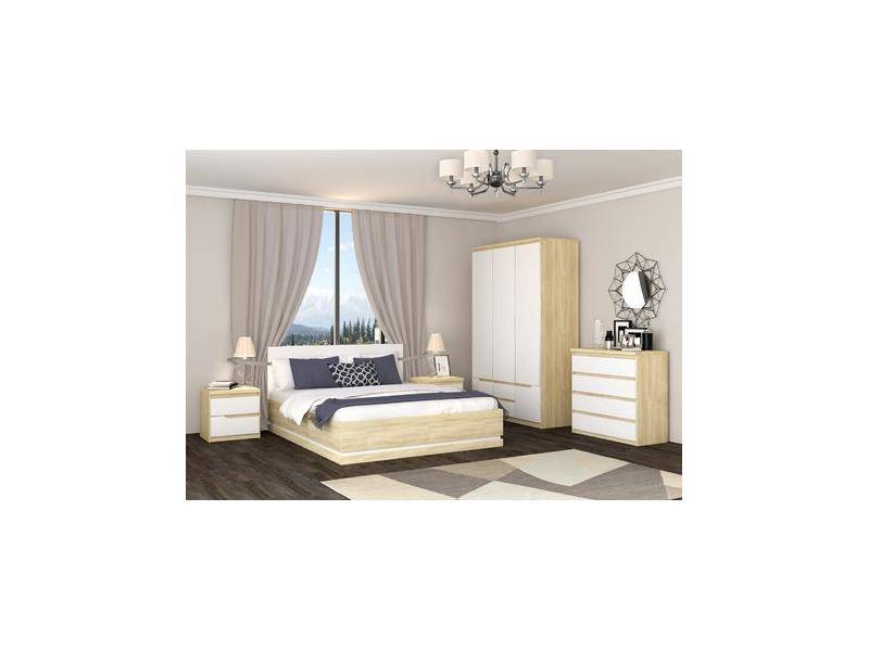 спальня люксор мдф айс светлый в Нижневартовске