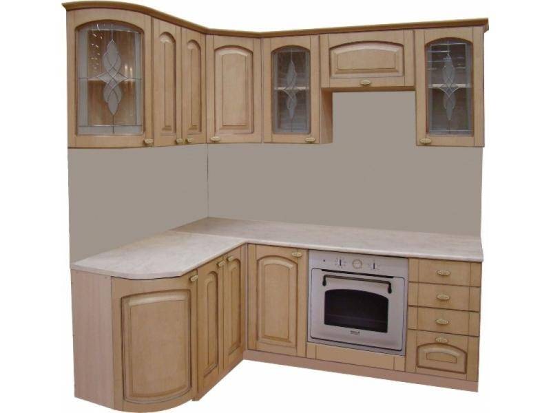 кухня угловая патина беленый дуб в Нижневартовске