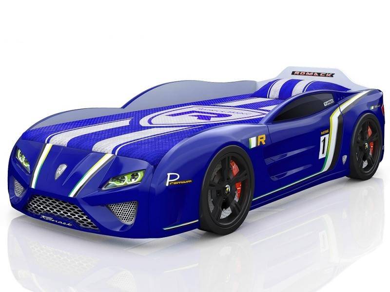 кровать-машина sportline синяя в Нижневартовске