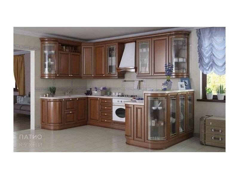 кухня louisiana угловая (коричневая) в Нижневартовске