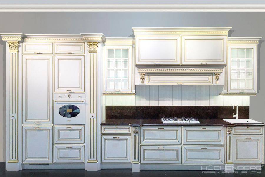 светлая кухня bergamo в Нижневартовске