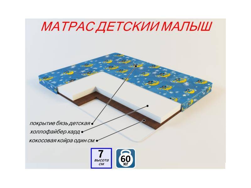 матрас детский малыш в Нижневартовске
