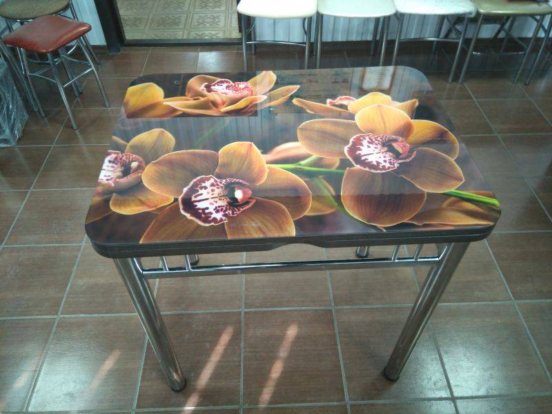 стол поворотно-раскладной стекло ф/п в Нижневартовске