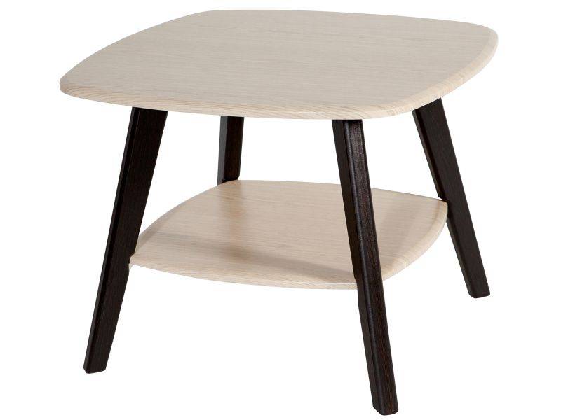 стол журнальный хадсон дуб белёный/венге в Нижневартовске