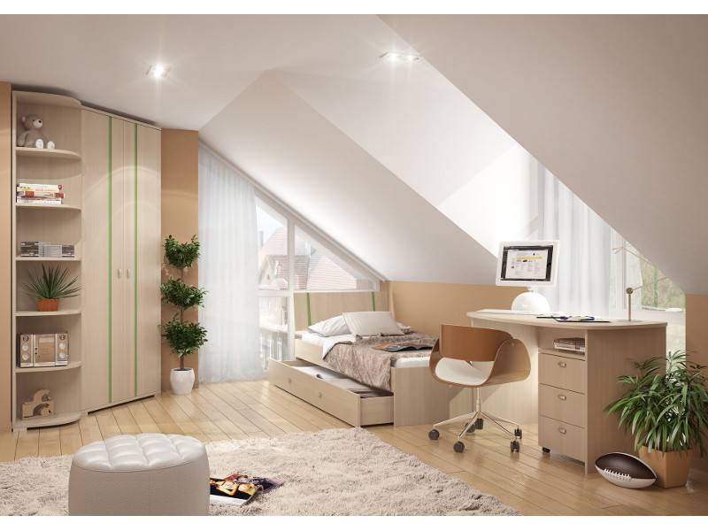 спальный гарнитур вегас зеленый 3 в Нижневартовске