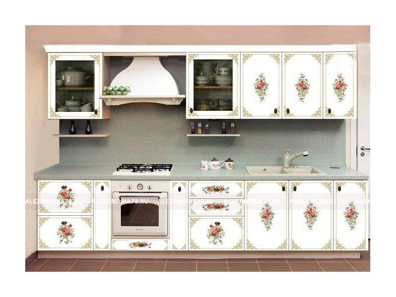 кухонный гарнитур александрия с фотопечатью анжелика в Нижневартовске