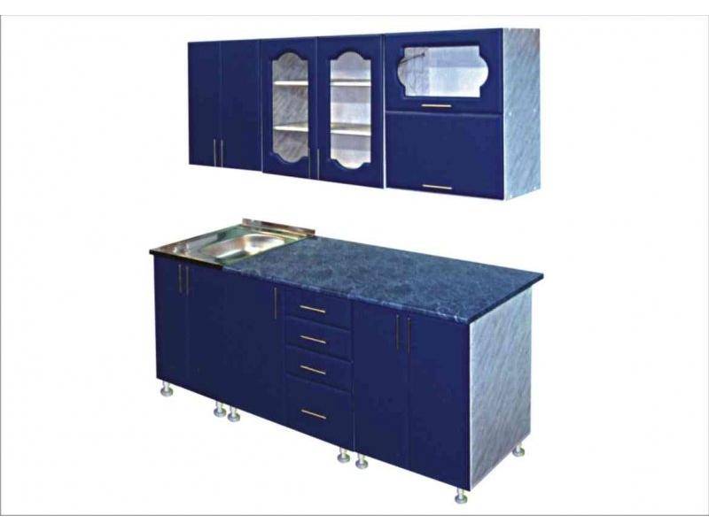 кухня лазурь мдф в Нижневартовске