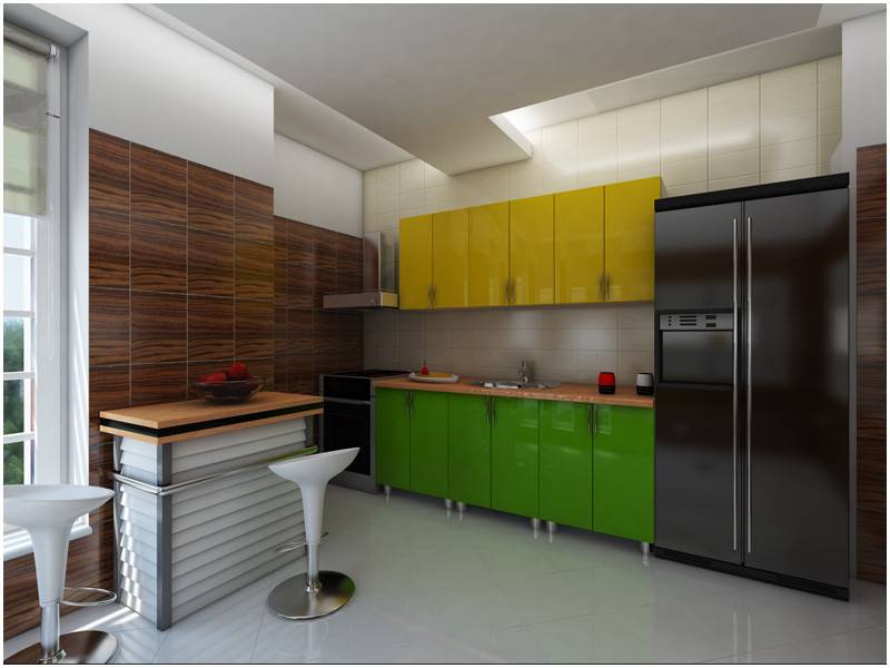 кухня прямая мэнди пластик в Нижневартовске