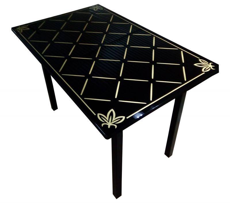 стол черный эксклюзив кс013 в Нижневартовске