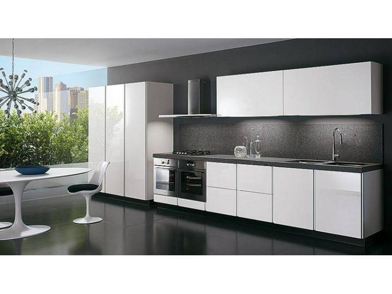 кухонный гарнитур акрил белый в Нижневартовске