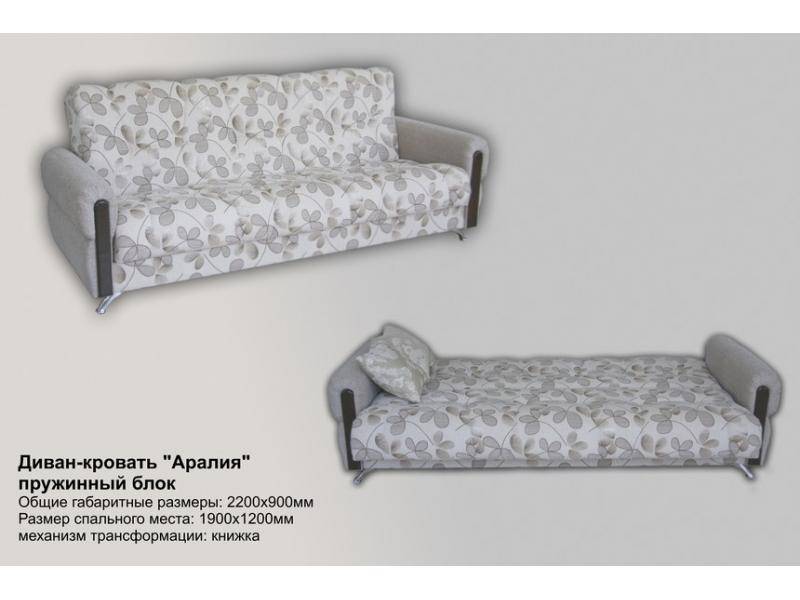 диван прямой аралия книжка в Нижневартовске