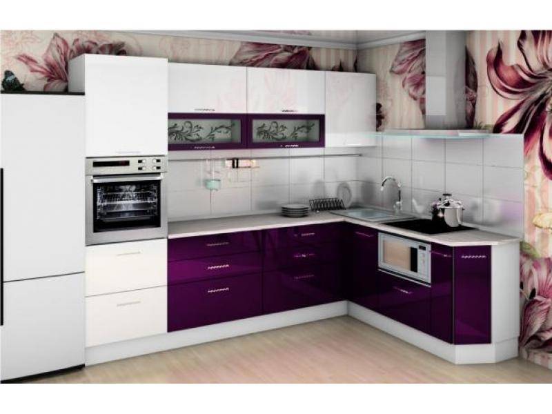 кухня санрайс 1,5 белый баклажан в Нижневартовске