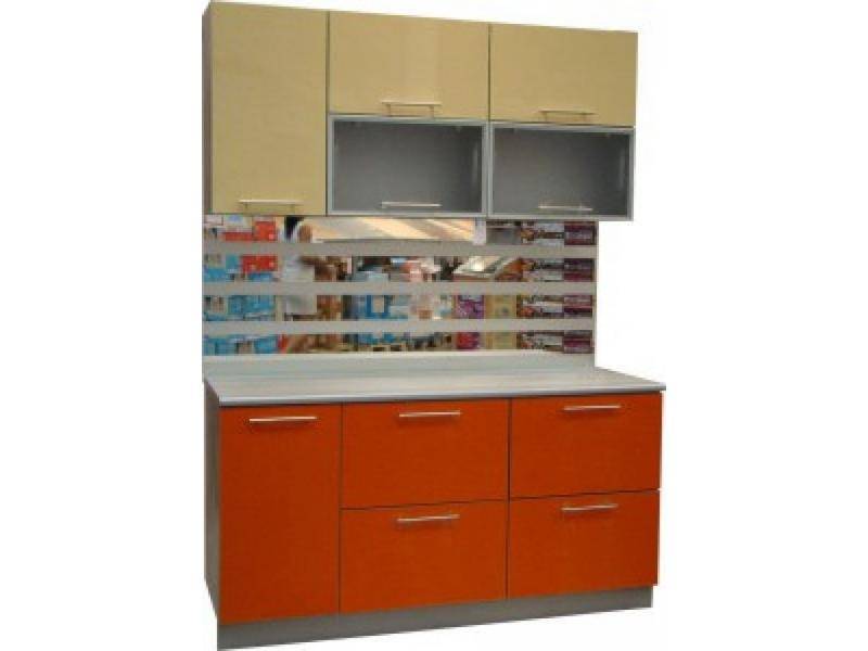 кухонный гарнитур акрилайн ваниль2 в Нижневартовске