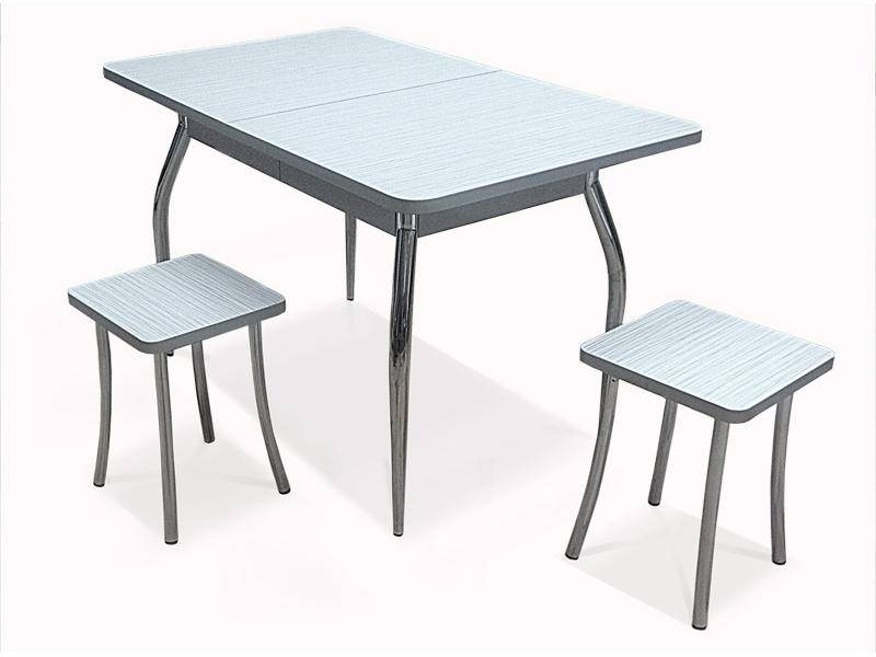 стол обеденный раздвижной гнутые хром ноги в Нижневартовске